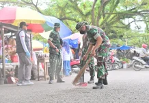 Kodim 1407 Bone dan Forkopimda Kompak Gelar Jumat Bersih