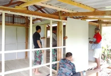 Satgas TMMD Bone Lanjutkan Pembangunan RTLH Warga Mallusetasi