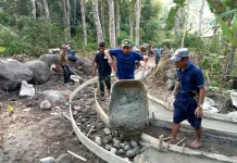 Satgas TMMD Bone Lanjutkan Pembangunan Rabat Beton Desa Pattuku
