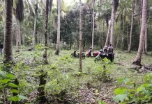 Polisi dan TNI Patroli Gabungan Terduga Lokasi Sabung Ayam
