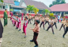 Kodim Bone Bina Pelajar Melalui Pencak Silat Militer