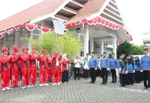 Gerak Jalan Indah HUT ke-81 RI, Libatkan OPD dan Camat di Bone