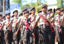 Semarak HUT ke-81 RI, Ribuan Pelajar Ikuti Lomba Gerak Jalan Indah di Bone