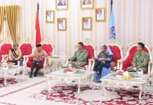 Bupati Bone Sambut Silaturahmi DANDODIKLATPUR, Perkuat Sinergi Pemda dan TNI