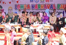 Ribuan Anak PAUD Meriahkan Karnaval Kemerdekaan HUT ke-81 RI di Bone