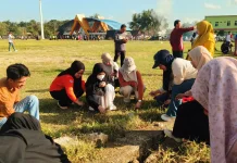 Pemkab Sinjai Bersihkan Alun-Alun Sambut HUT Kemerdekaan RI Ke-81