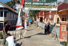 Satgas TMMD Bone Bersama Warga Semarakkan HUT RI