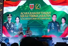 Staf Ahli Bupati Sinjai Burhanuddin Hadiri Pisah Sambut Danrem 141/Toddopuli