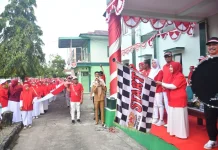 Bupati Sinjai Tekankan Semangat Persatuan Lewat Pawai Merah Putih