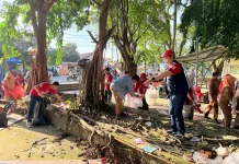 Usai Karnaval, Disdik Sinjai Lakukan Aksi Bersih-bersih di Jalur Kegiatan