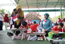 Ratusan Anak PAUD Antusias Ikuti Lomba Mewarnai Disdik Sinjai