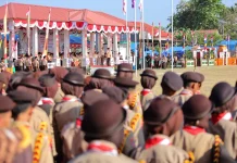 Kecamatan Sibulue Gelar Perkemahan HUT Pramuka ke-65 Berbasis Swasembada Pangan