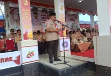 Kakan Kemenag Bone Hadiri Apel Besar Hari Pramuka
