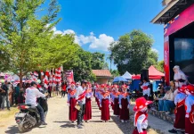 Semarak Gerak Jalan Warnai HUT RI di Ulaweng