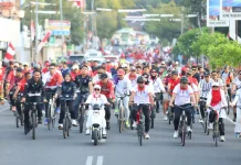 Ribuan Warga Bone Meriahkan Sepeda Santai Semarak Merah Putih
