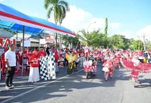 Ratusan Peserta Lomba Sepeda Hias Semarakkan Perayaan HUT ke-81 RI di Sinjai