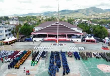 Semangat Kemerdekaan, Dandim 1423/Soppeng Hadiri Upacara HUT ke-81 RI