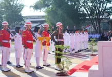 Paskibra Bone Sukses Kibarkan Merah Putih di Hari Kemerdekaan