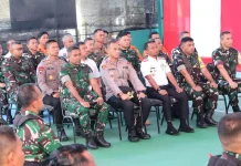 Kapolres Bone Ikuti Latihan Penanggulangan Banjir PERISAI PETIR-2