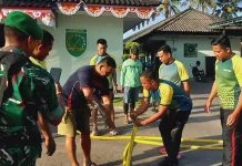 Kodim Bone Simulasikan Pergerakan Pasukan dan Penanggulangan Kebakaran