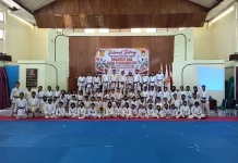 Sebanyak 64 Karateka INKAI Sinjai Ikuti Ujian Kenaikan Tingkat