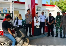 Koramil Tellusiatinge Pantau Distribusi BBM Subsidi