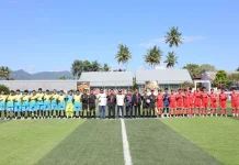 Bupati Bone Buka Turnamen Sepak Bola Piala Gubernur di Kecamatan Ponre