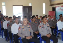 Kapolres Bone Tatap Muka dengan Personel Satpolair Bajoe