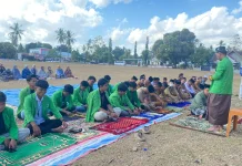 Mahasiswa KKN-R IAIN Bone Gelar Shalat Istisqa di Libureng