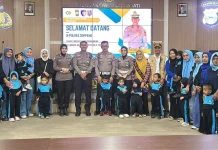 Polisi Sahabat Anak, Satlantas Soppeng Tanamkan Tertib Berlalu Lintas sejak Dini