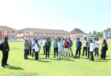 Bupati Bone Tinjau Pembangunan Lapangan Sepak Bola Sekolah Rakyat