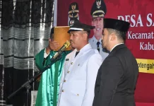 Kepala Desa Saotengah Makmur Mappi Dilantik, Bupati Sinjai Titip Pesan