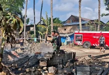 Rumah Warga di Bone Hangus Terbakar Diduga Akibat Kompor Gas