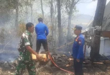 Kebakaran Lahan Lalabata Rilau Berhasil Dikendalikan