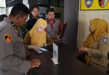 Personel Polres Soppeng Mulai Gunakan Identitas Digital