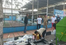 Bupati Bone Pantau Aksi Pembersihan Sampah di Kawasan Lapangan Merdeka