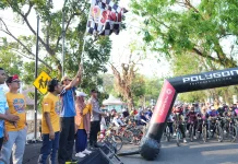 Ratusan Pesepeda Ramaikan Sinjai lewat Fun Bike Surya Sidenreng 2
