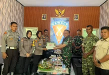 Perkuat Sinergitas, Polres Lapri dan Bengo Sambangi Yonarmed 21/Kawali