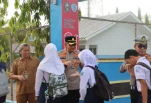 Kapolres Sapa Pelajar SMPN 1 Sinjai, Bahas Disiplin dan Lalu Lintas