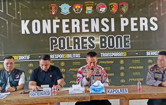 Polres Bone Ungkap Modus Baru Sinte Cair