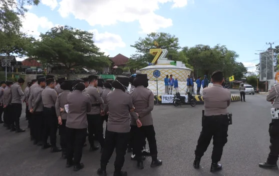 Polres Soppeng Amankan Aksi Aspirasi