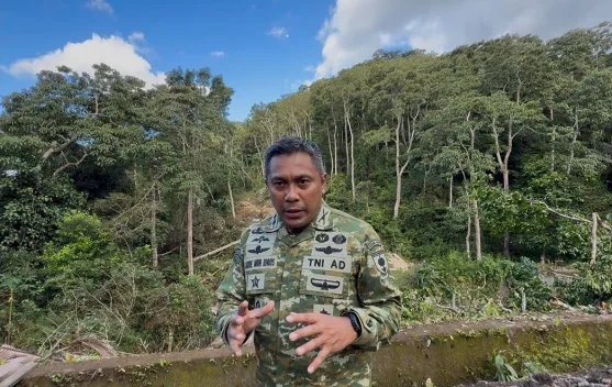 Pangkas Jarak Tempuh, Dandim Tinjau Lokasi Pembangunan Jembatan TMMD di Bontocani