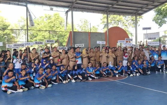 Buka Popkab 2026, Bupati Bone Tekankan Sportivitas dan Integritas