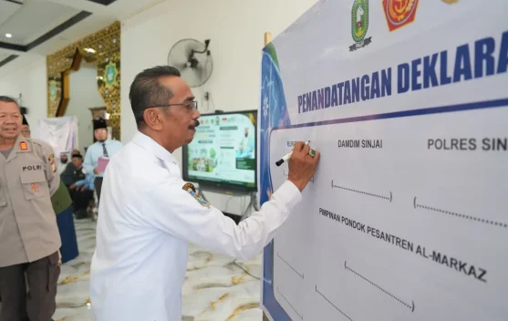 Gernas RANA Dideklarasikan, Pemkab Sinjai Dorong Pesantren Ramah Anak