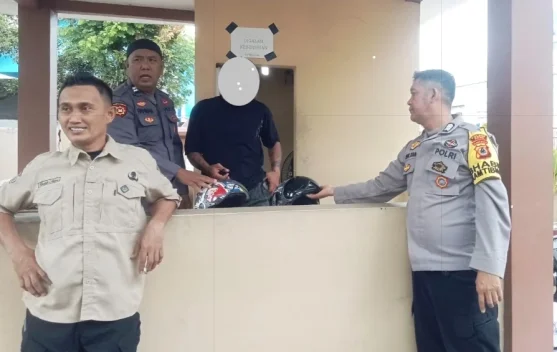 Terduga Pencuri Helm di SMKN 1 Bone Berhasil Diamankan