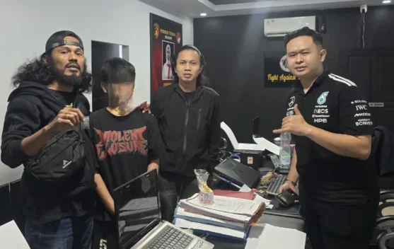 URC Resmob Polres Bone Kejar 15 Pemuda, Satu Diamankan Bawa Sinte