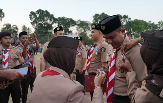Dedikasi Kepramukaan, Dua Jajaran Rutan Sinjai Diganjar Penghargaan Pancawarsa