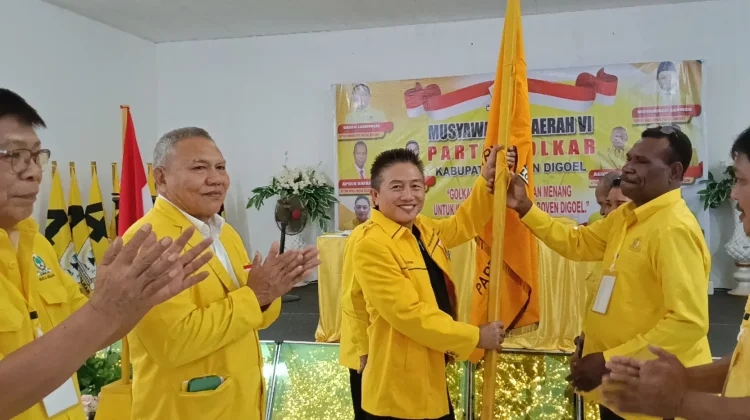 Oral Bruner Leleng Kembali Nahkodai Golkar Boven Digoel