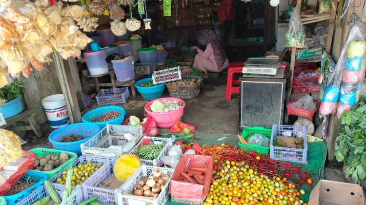 Harga Tomat di Pasar Mumanjakoa Tanah Merah Turun Drastis
