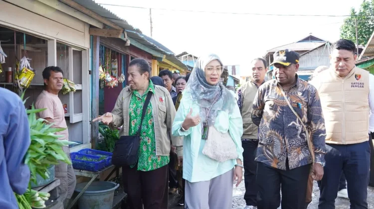Bulan Rahmadan Pemkab Boven Digoel/Satgas Pangan RI Memantau Harga Sembako